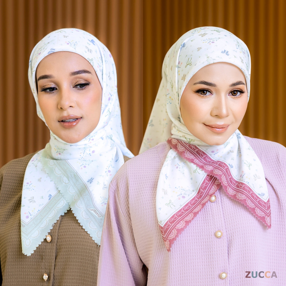 JULIANA HIJAB BAWAL FLORAL PRINTED VOILE - PSTU001