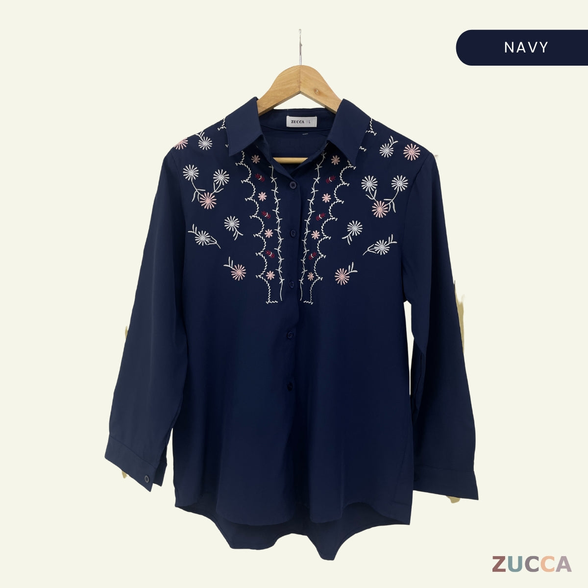ZUCCA ALYANI BLAUS WANITA SULAMAN BUNGA - DM243 BAJU WANITA