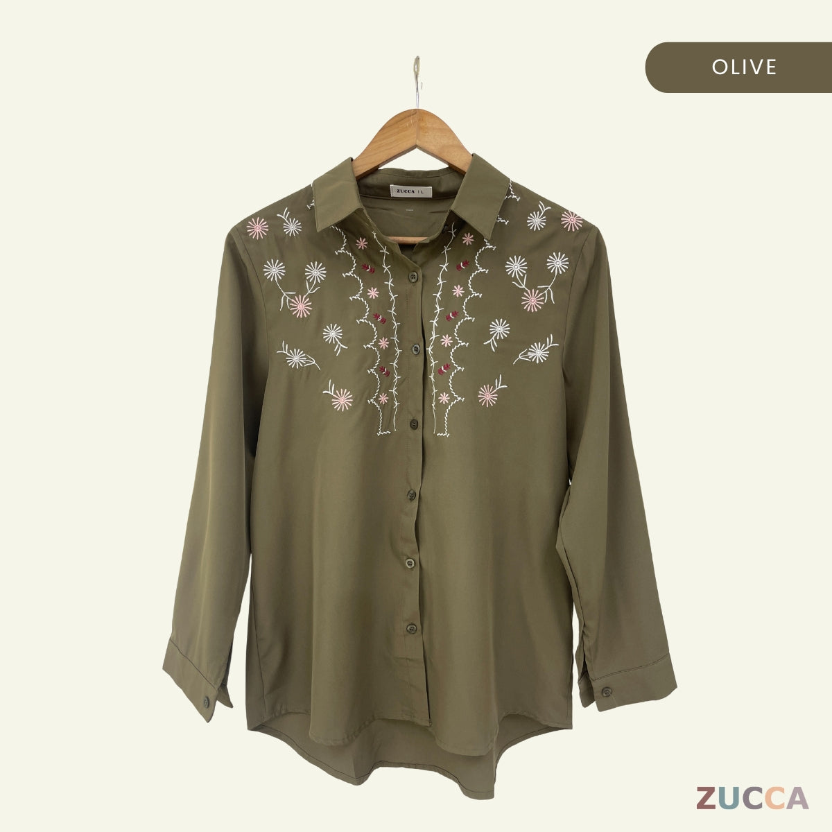 ZUCCA ALYANI BLAUS WANITA SULAMAN BUNGA - DM243 BAJU WANITA