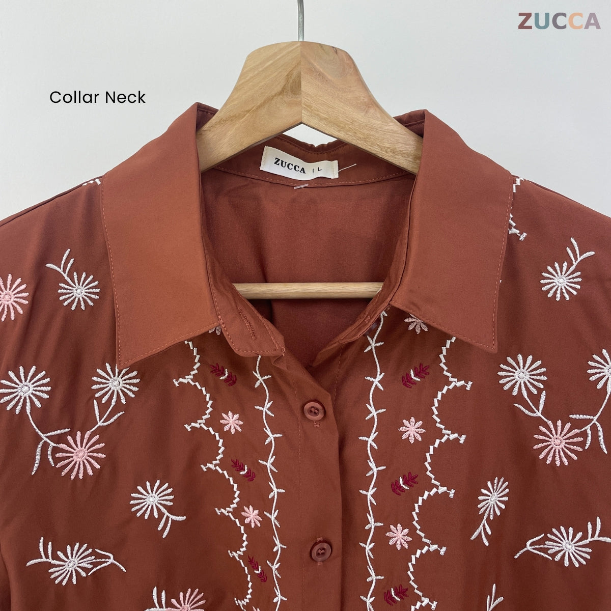 ZUCCA ALYANI BLAUS WANITA SULAMAN BUNGA - DM243 BAJU WANITA