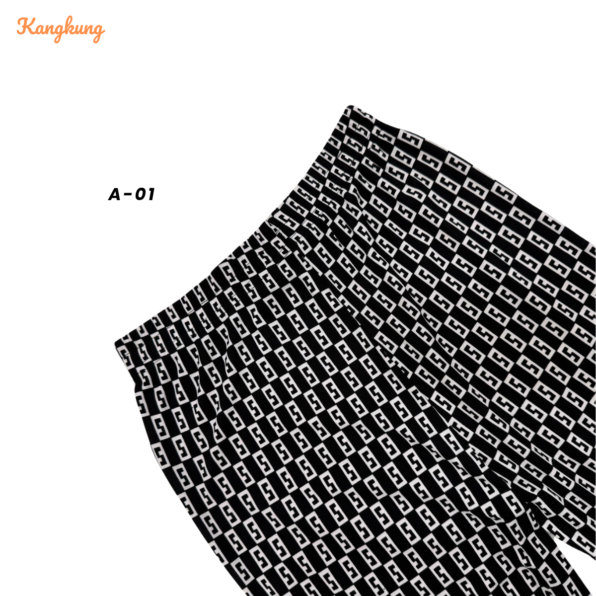 ZUCCA NAZIRA SELUAR WANITA CORAK BERGARIS – L066 – 011185 & 007165