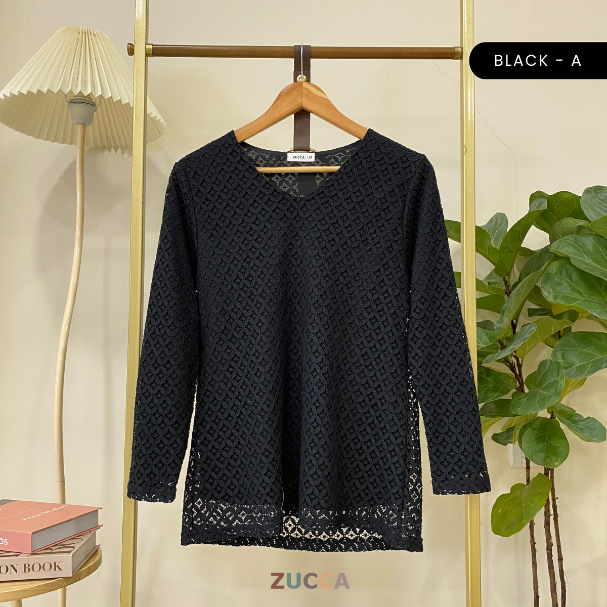 ZUCCA NELSIE PREMIUM LACE WOMEN BLOUSE - MA017