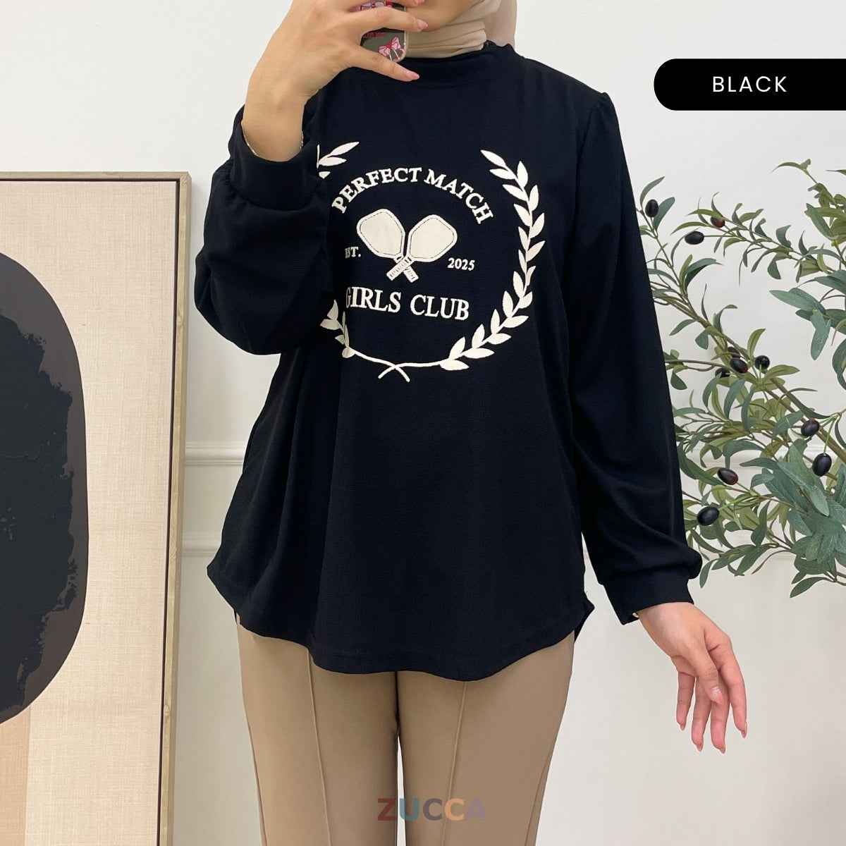 ZUCCA MARCIE KEMEJA KASUAL WANITA WAFFLE COTTON - DM007 BAJU WANITA KOREAN STYLE