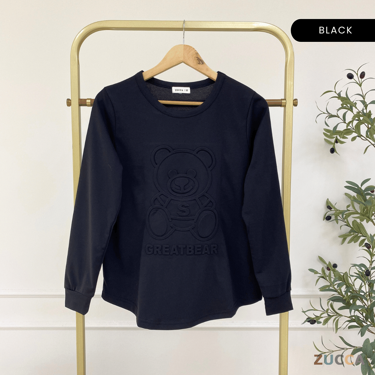 ZUCCA HERISA EMBOSSED VELVET CASUAL SHIRT BLOUSE - MA007