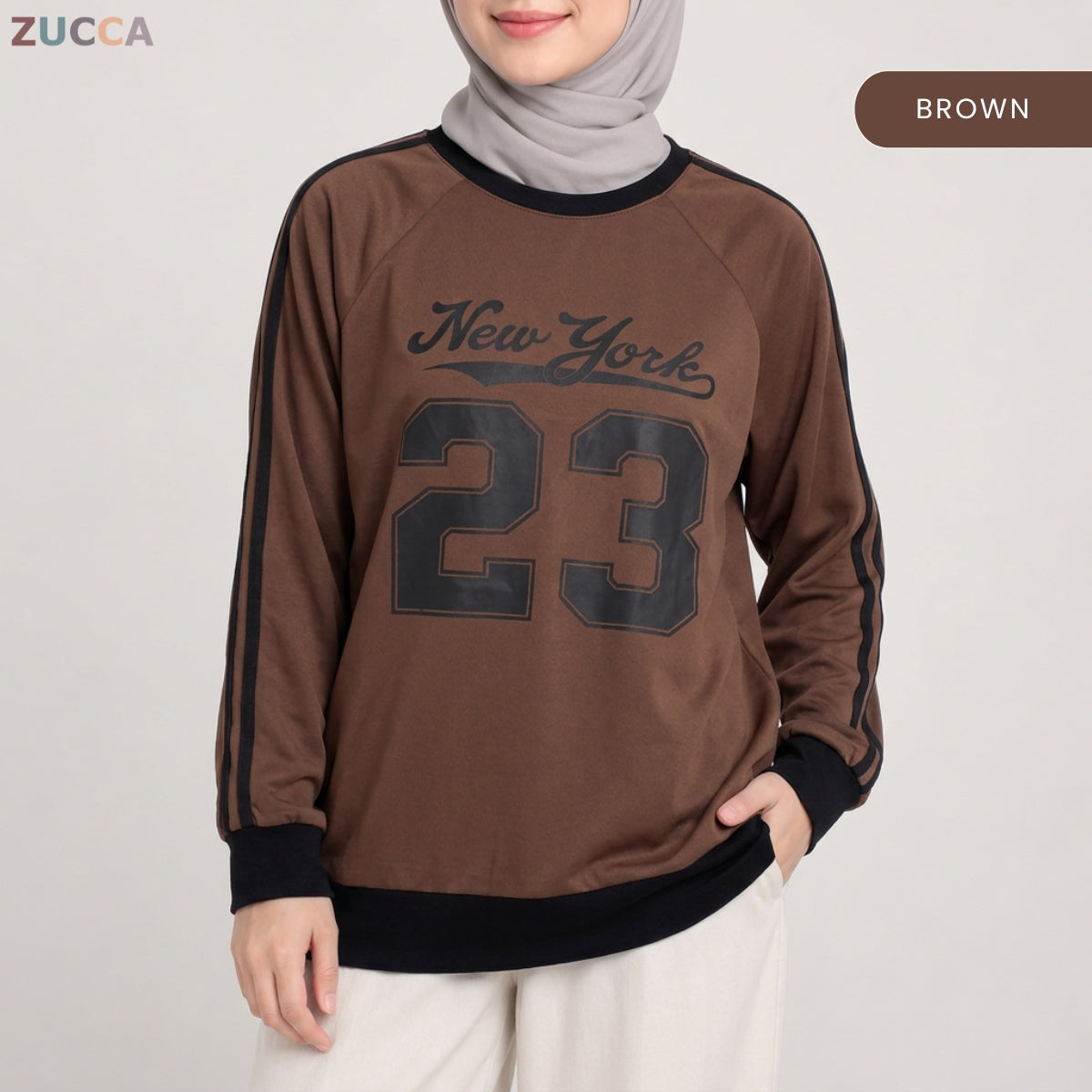 ZUCCA MAVEERA ACTIVE VARSITY LONG SLEEVE MODEST WEAR-MS010
