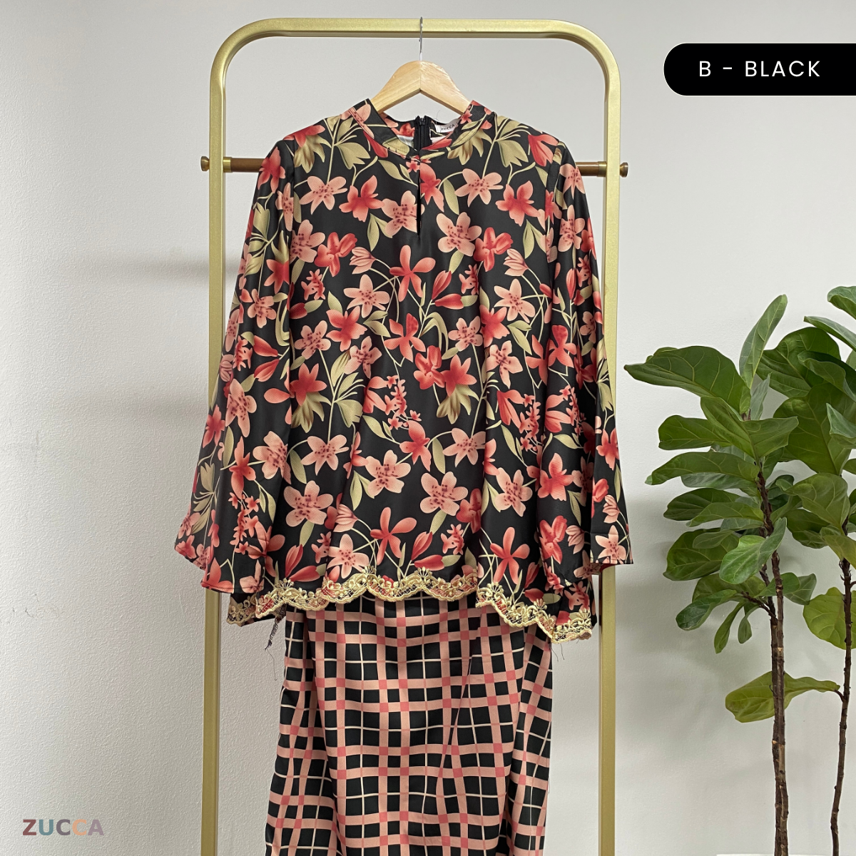 ZUCCA NABILAH KURUNG SULAM MODEN - DMRAYA002