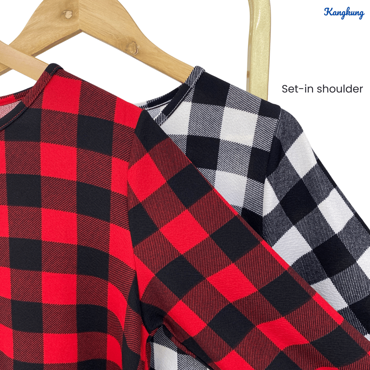 KANGKUNG NURIA GINGHAM CHECKERED MODEST WEAR - C1002 (213)