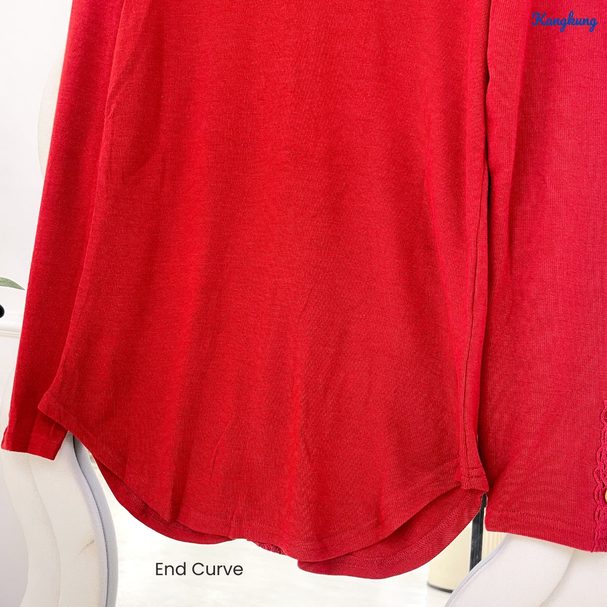 KANGKUNG ZATHIRA KASUAL WOMEN PLAIN LONG SLEEVE - C1079 (426)