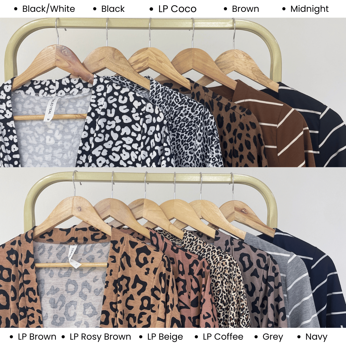 KANGKUNG SERENA BUTTONLESS PLAID MODEST CARDIGAN - C1009 (263)