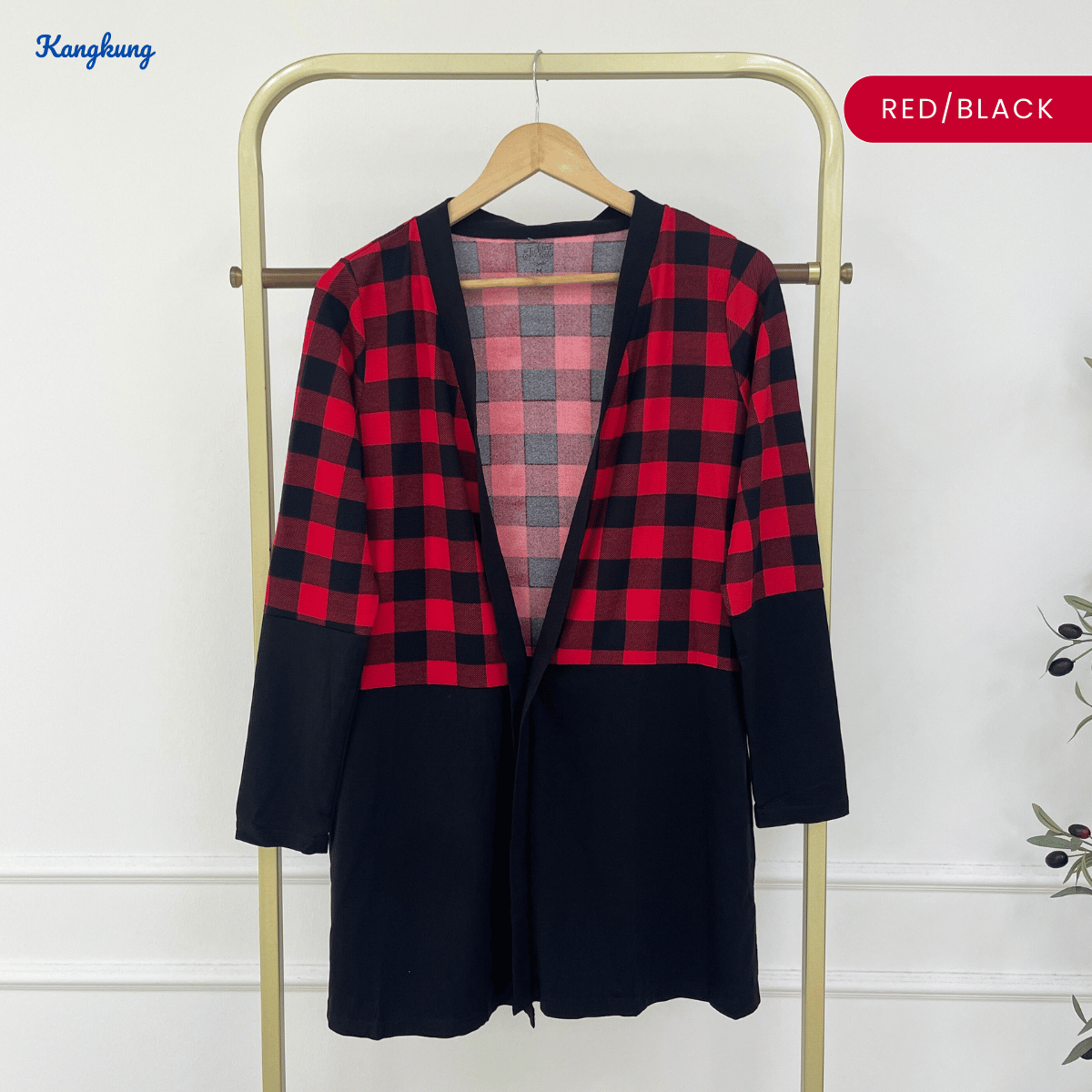 KANGKUNG LUNA NAYRA ELAZANA RELAXED MODEST BUTTONLESS CARDIGAN - (C1007 | C1008 | C1011)