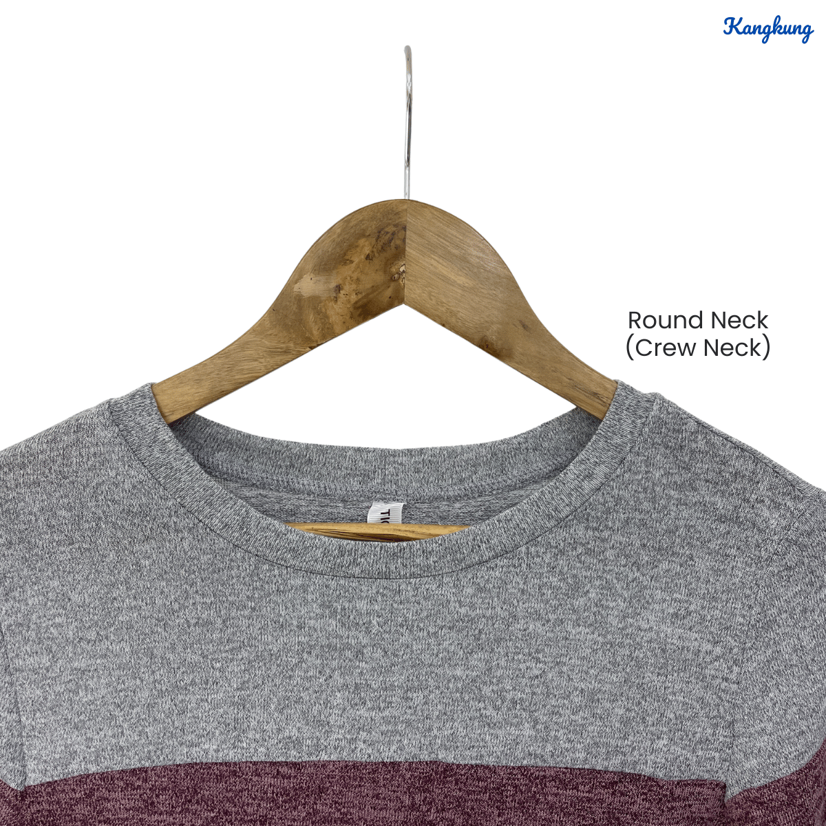 KANGKUNG NAELA CASUAL COLOR BLOCK LONG SLEEVE SHIRT - C1013 (245)