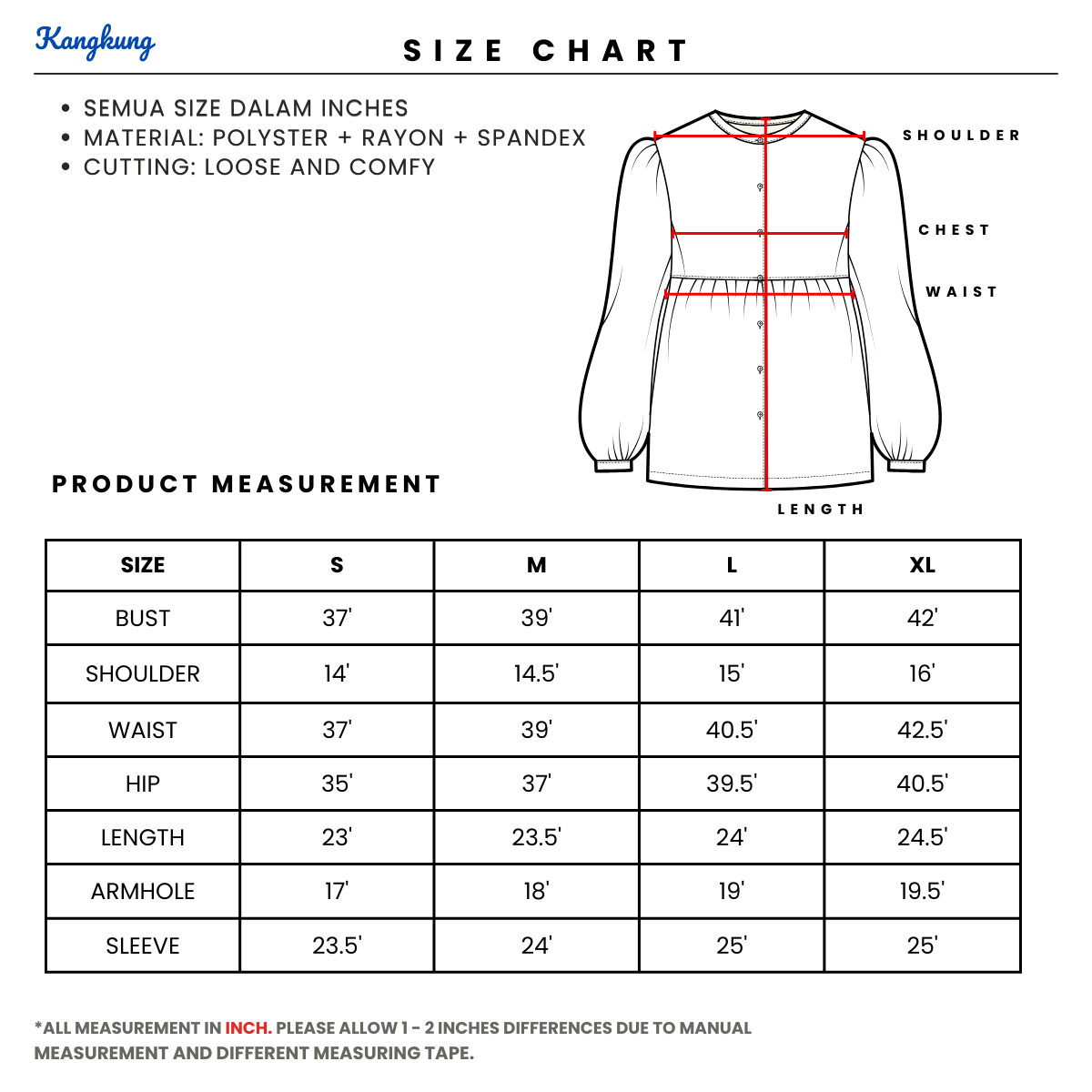 KANGKUNG VELLINA PRINTED RAGLAN POCKET TOP - C1014 (243)