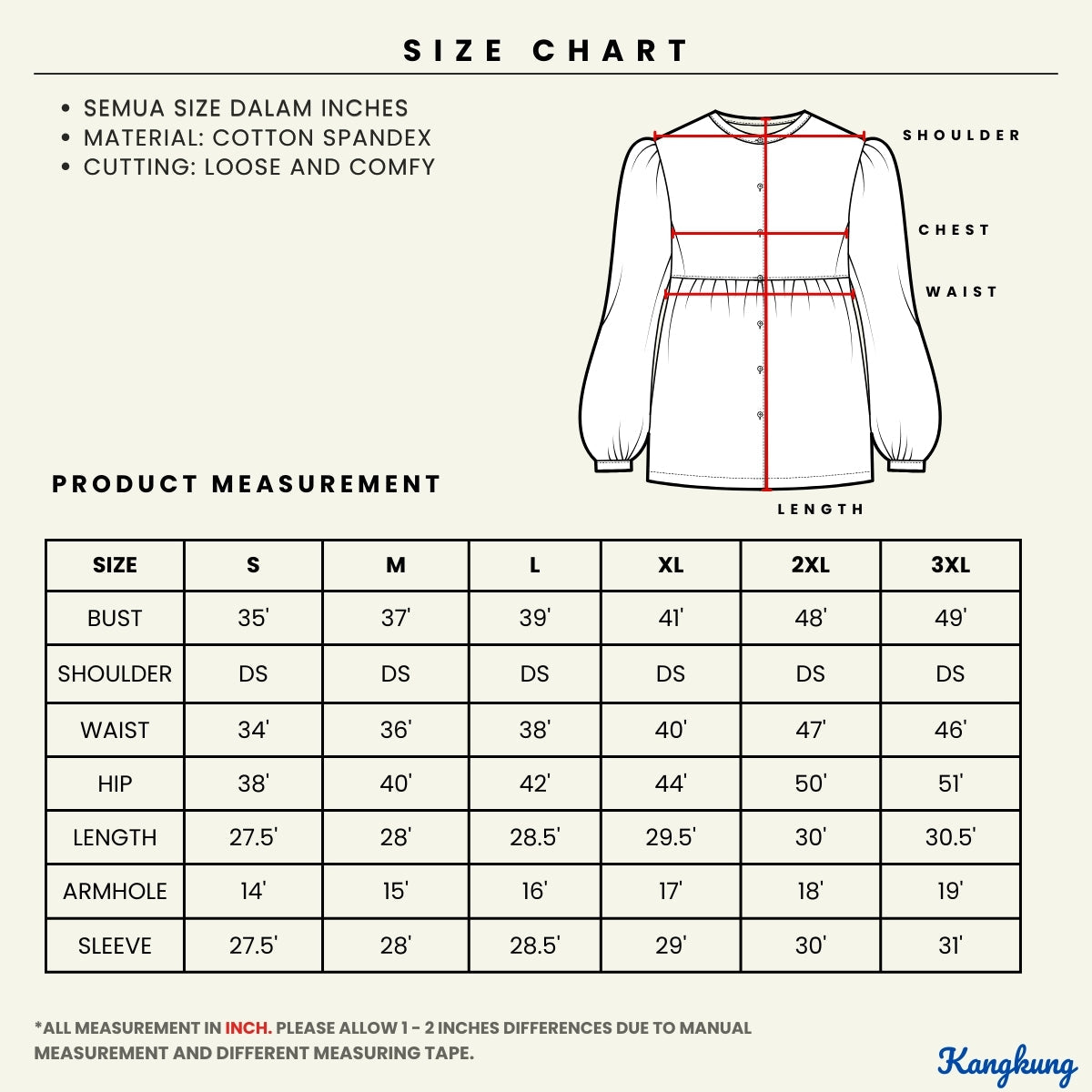 KANGKUNG ZELINA CAMOUFLAGE RAGLAN LONG SLEEVE TOP-C1017 (275)