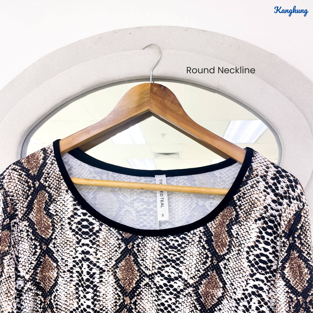 KANGKUNG EVANIA WOMEN KASUAL PATTERN BLOUSE -C1021 (315)