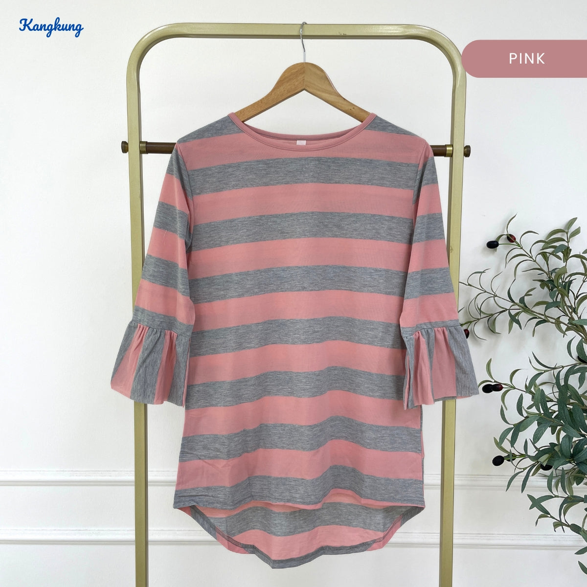KANGKUNG SAMARA KASUAL WOMEN STRIPE SHIRT PATTERN - C1051
