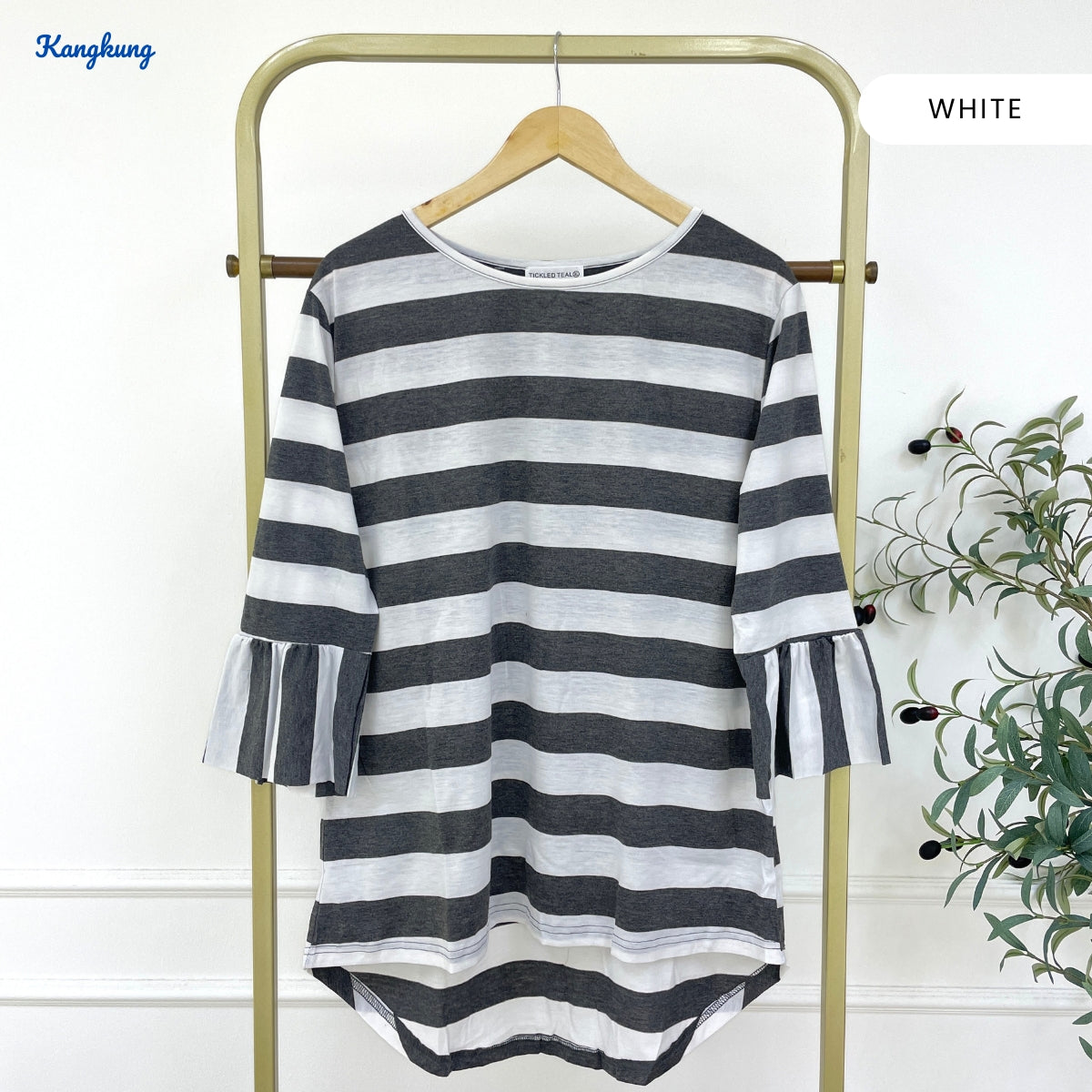 KANGKUNG SAMARA KASUAL WOMEN STRIPE SHIRT PATTERN - C1051