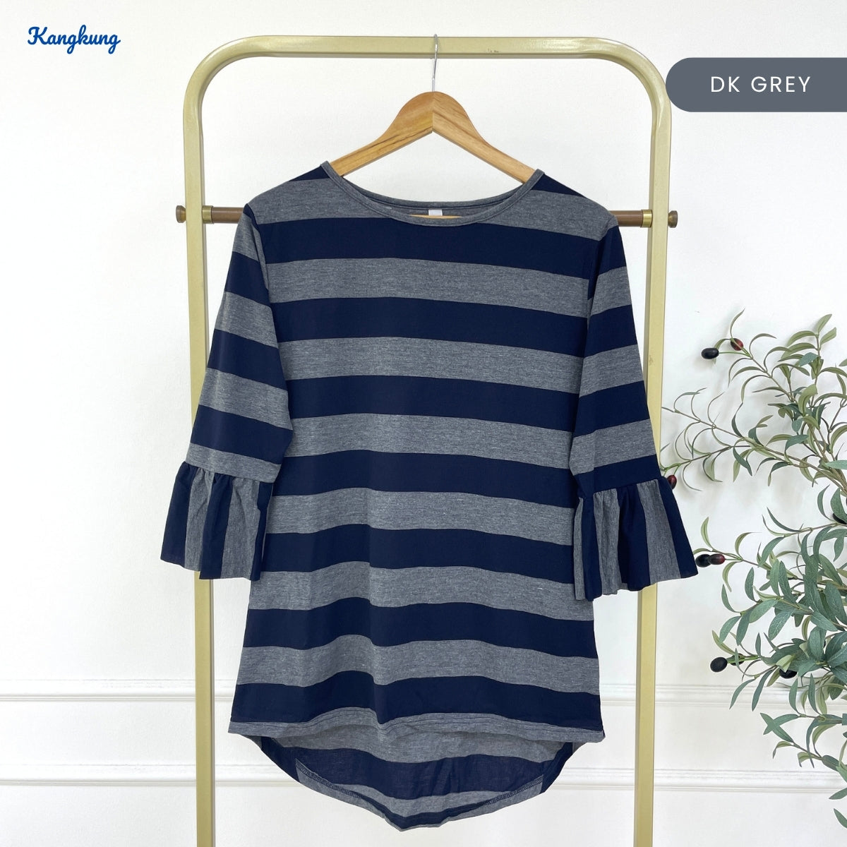 KANGKUNG SAMARA KASUAL WOMEN STRIPE SHIRT PATTERN - C1051