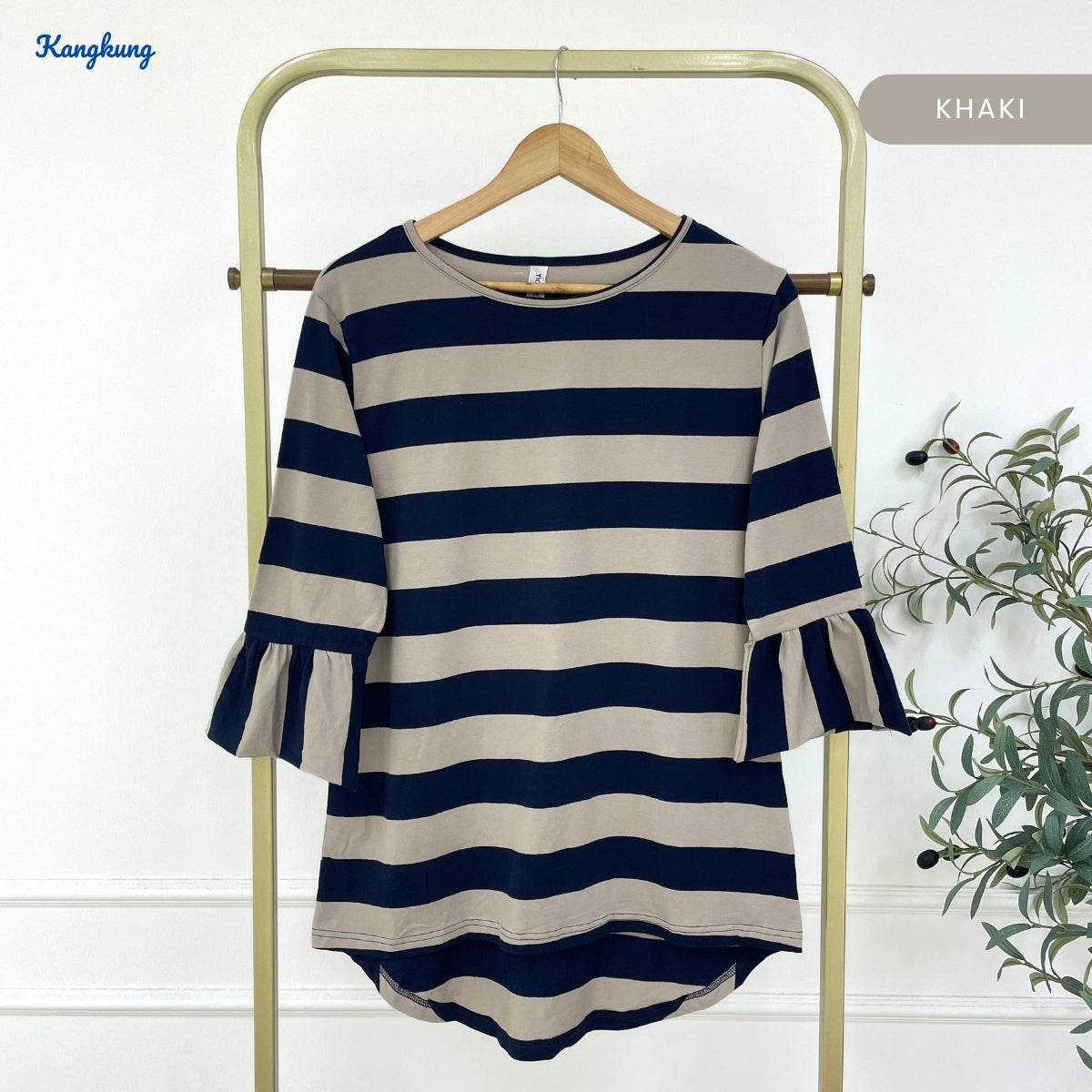 KANGKUNG SAMARA KASUAL WOMEN STRIPE SHIRT PATTERN - C1051