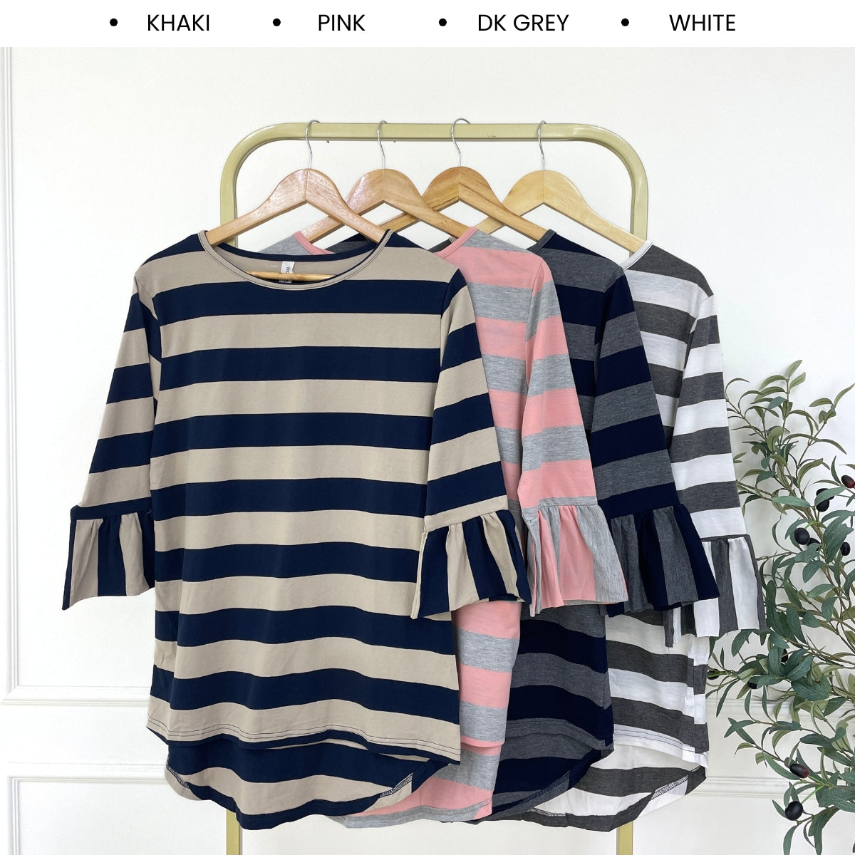 KANGKUNG SAMARA KASUAL WOMEN STRIPE SHIRT PATTERN - C1051