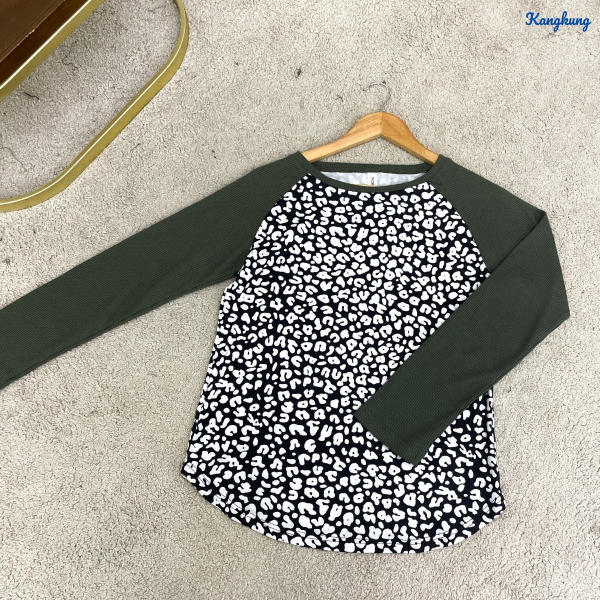 KANGKUNG DILA KASUAL WOMEN PRINTED SHIRT LONG SLEEVE - C1053