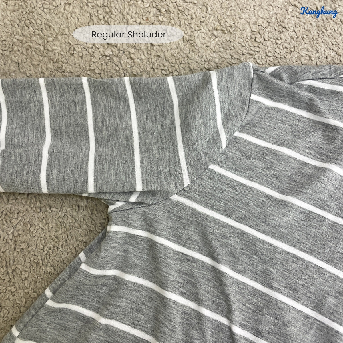 KANGKUNG AIZA KASUAL STRIPE PATTERN CARDIGAN LONG SLEEVE - C1054