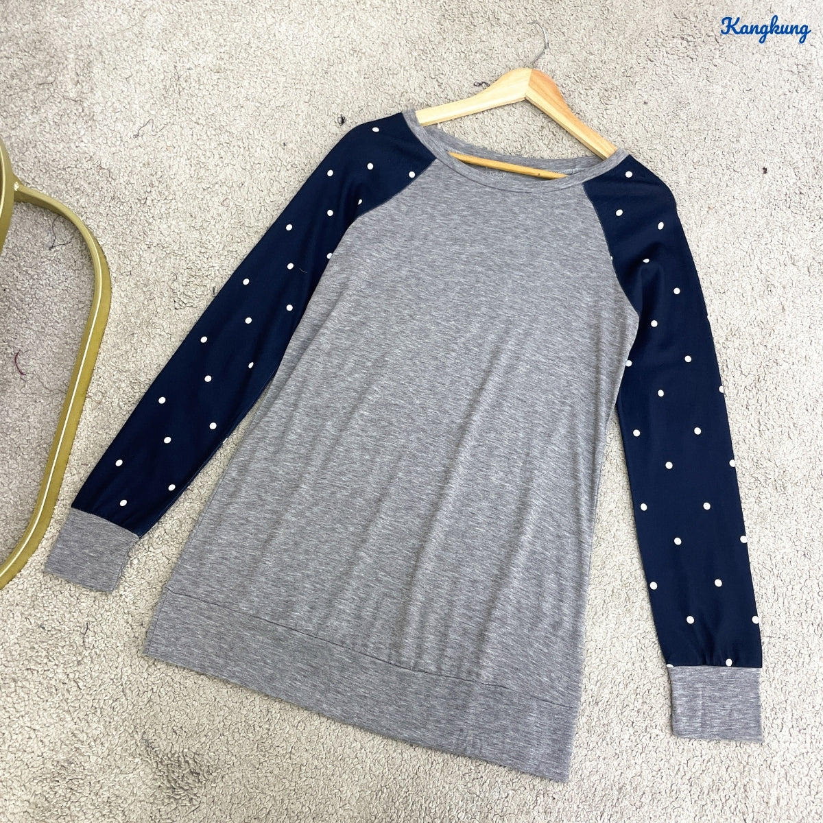 KANGKUNG AUNI KASUAL WOMEN PLAIN SHIRT LONG SLEEVE - C1065