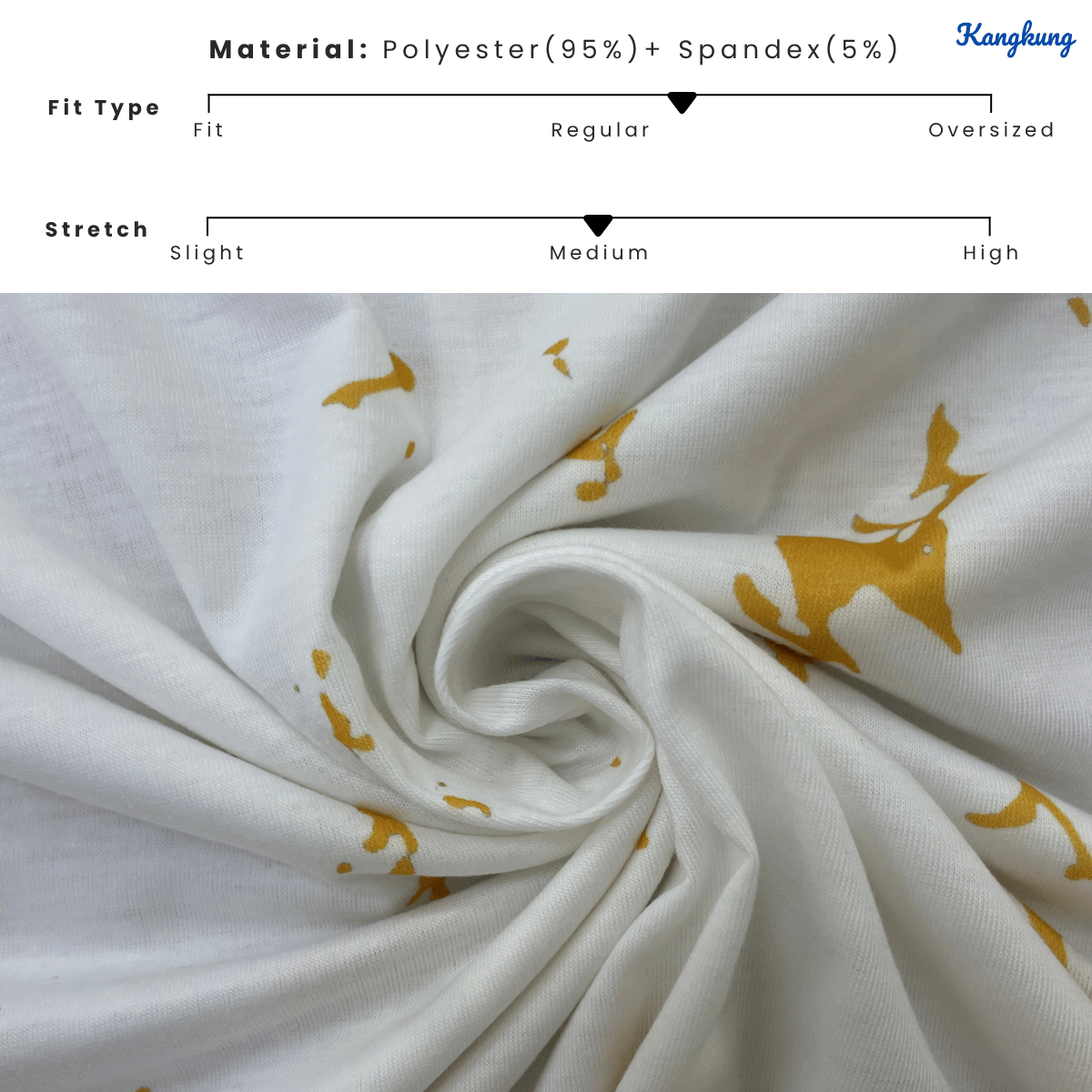 KANGKUNG NAZRA KOREAN STYLE PAINT SPLASH CASUAL TOP - C1060 (299)