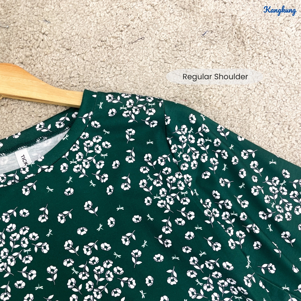 KANGKUNG ROZIE KASUAL WOMEN FLORAL PATTERN LONG SLEEVE - C1069