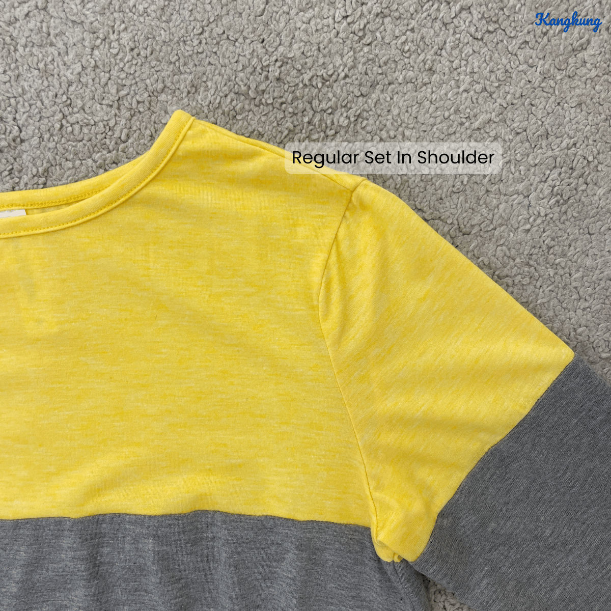 KANGKUNG THALIRA COLORBLOCK TWIST KNOT CASUAL TOP - C1074