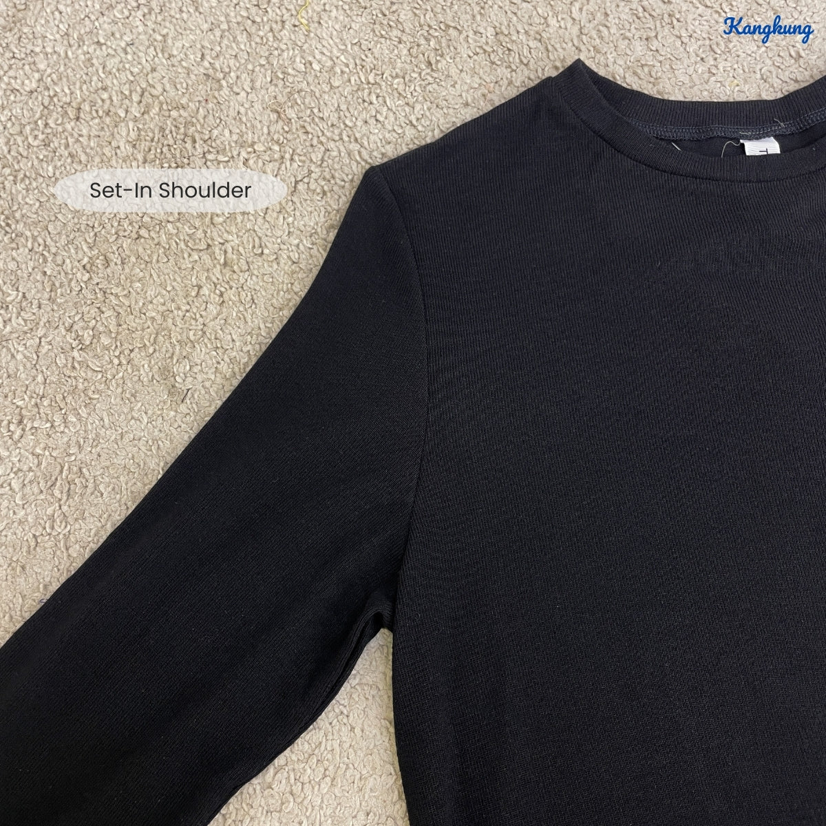 KANGKUNG ARELIA LONG BLOUSE QUARTER SLEEVE - C1078 (448)