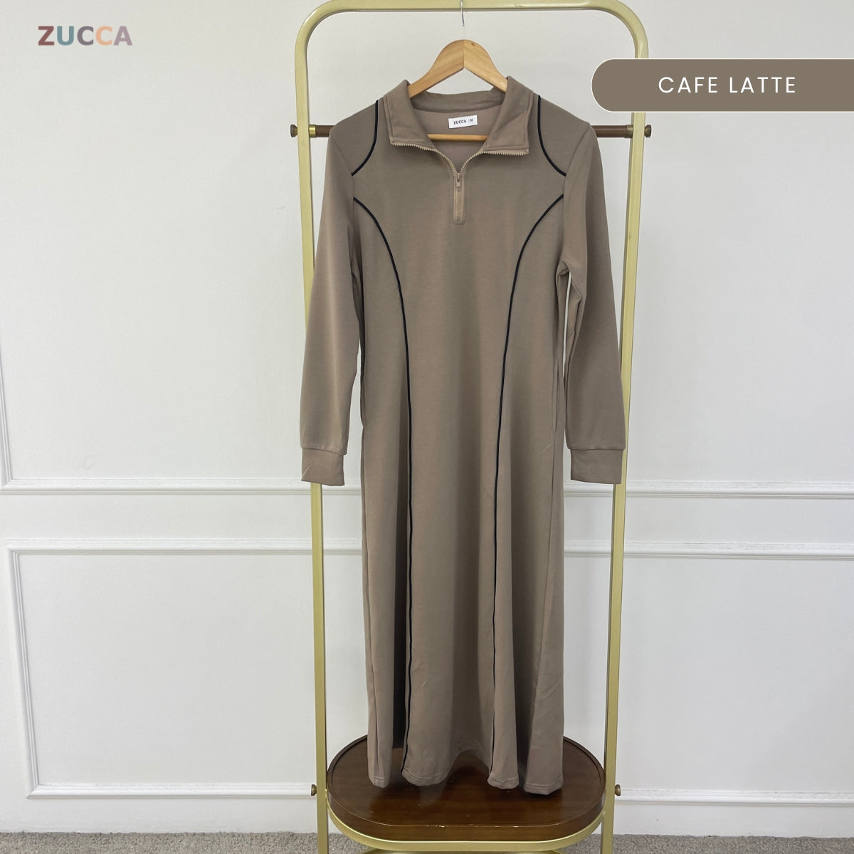 ZUCCA CINDY SPORTY CONTOUR MODEST DRESS – MA178