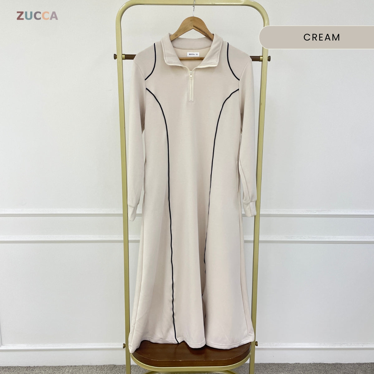 ZUCCA CINDY SPORTY CONTOUR MODEST DRESS – MA178
