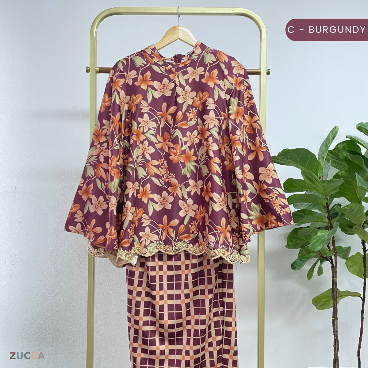 ZUCCA NABILAH KURUNG SULAM MODEN - DMRAYA002