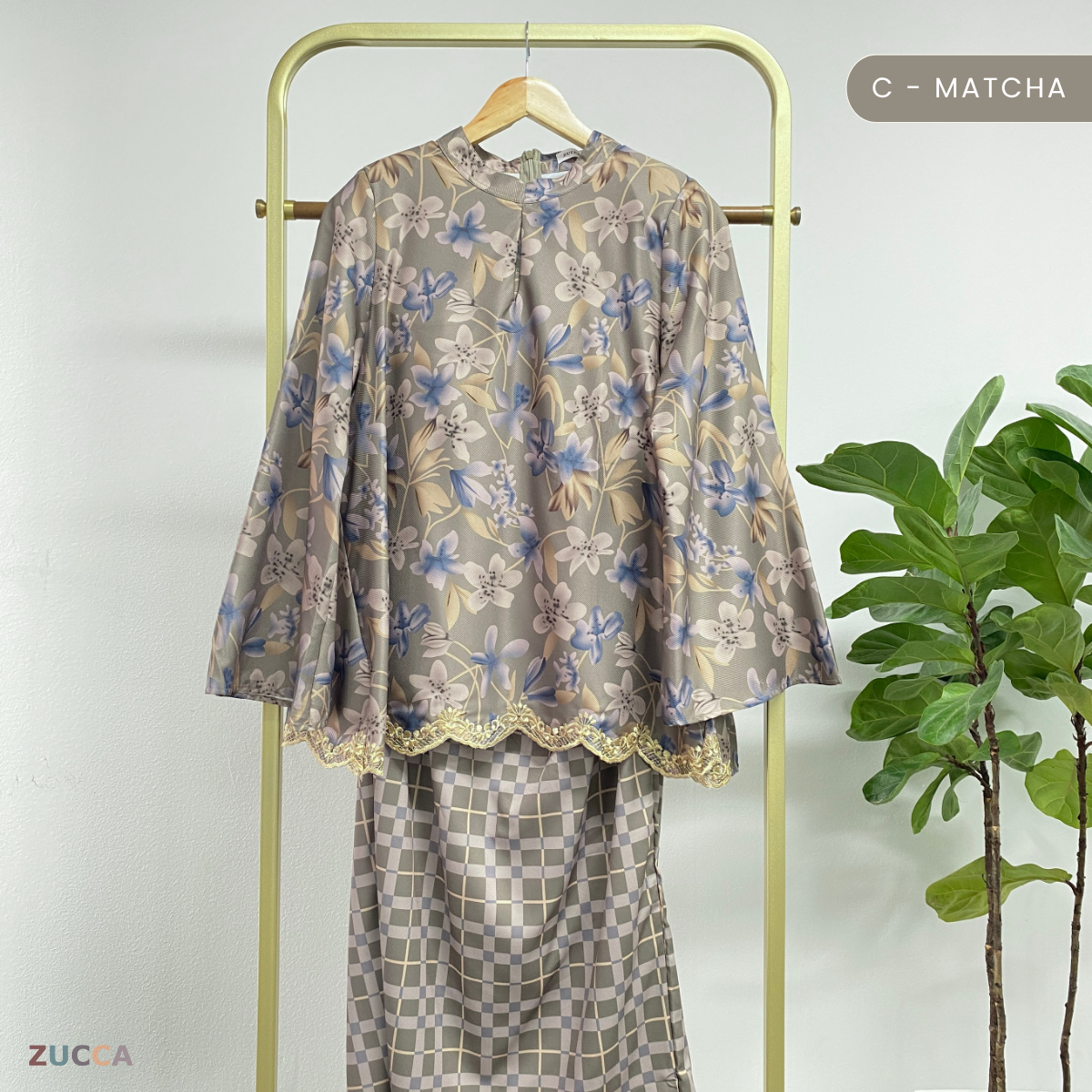 ZUCCA NABILAH KURUNG SULAM MODEN - DMRAYA002