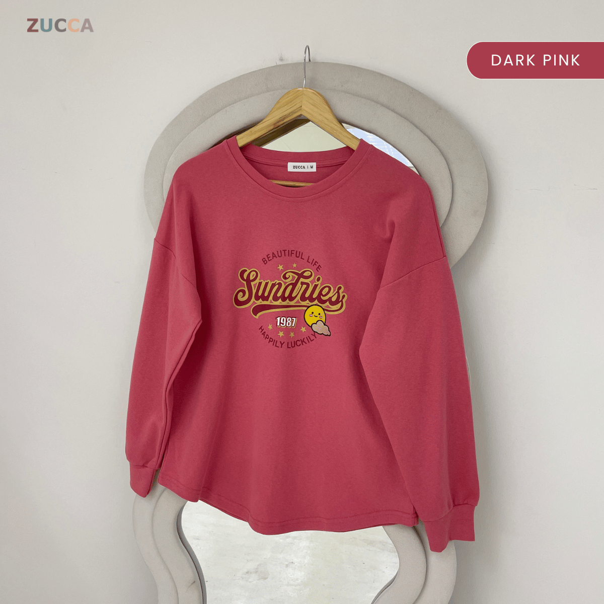 ZUCCA DARLIA GRAPHIC PRINTED LONG SLEEVE-MA163