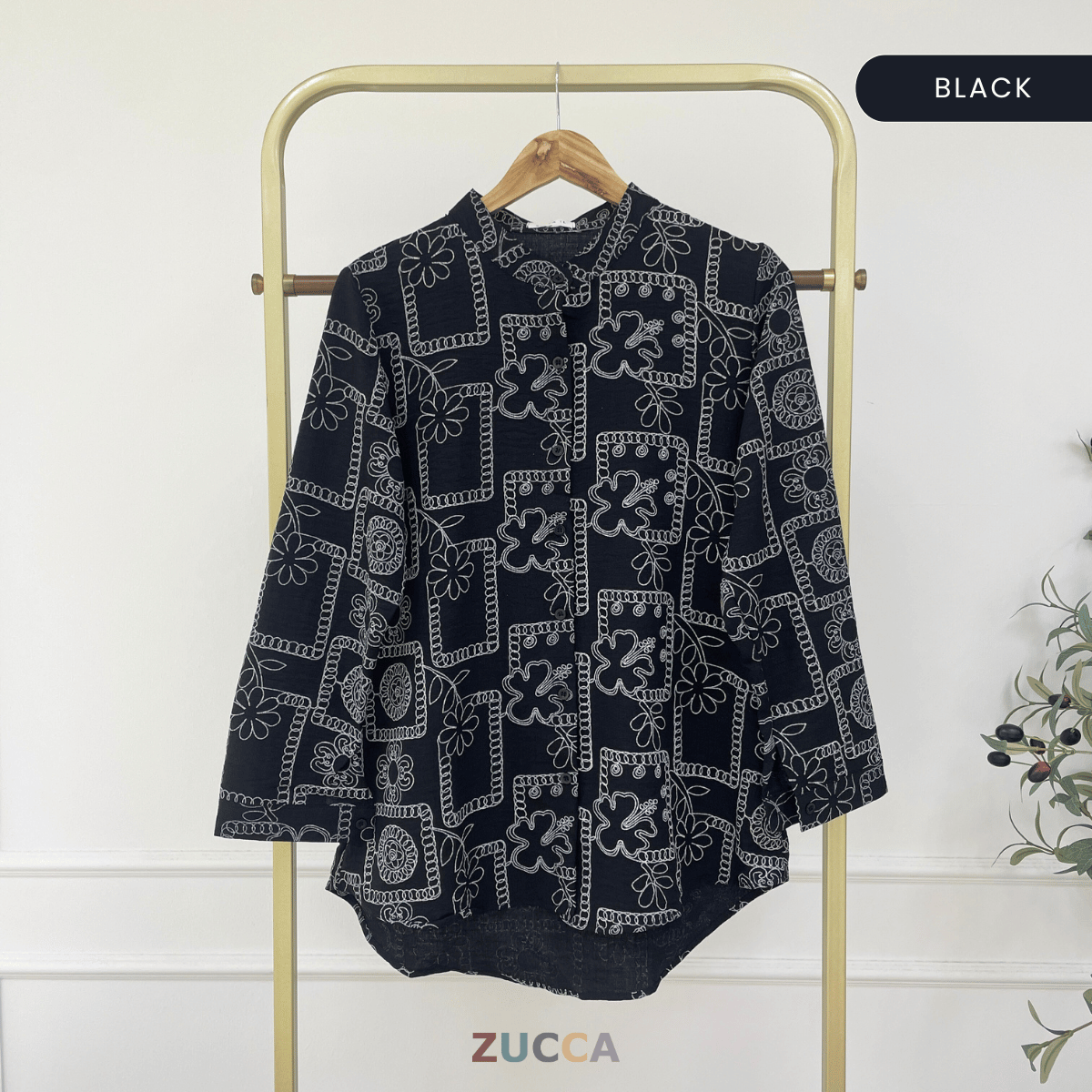 ZUCCA SUMAYA KEMEJA WANITA CORAK KASUAL - DM021