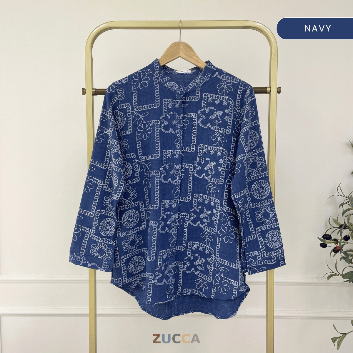 ZUCCA SUMAYA KEMEJA WANITA CORAK KASUAL - DM021