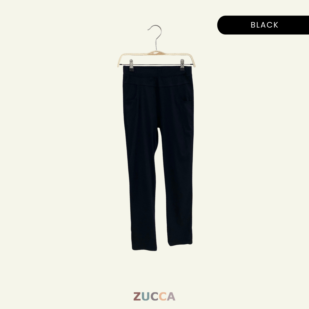 ZUCCA DARWIN SELUAR SLACK STRETCHABLE WANITA STRAIGHT CUT KOREAN STYLE - DM042 PALAZZO Casual Fit