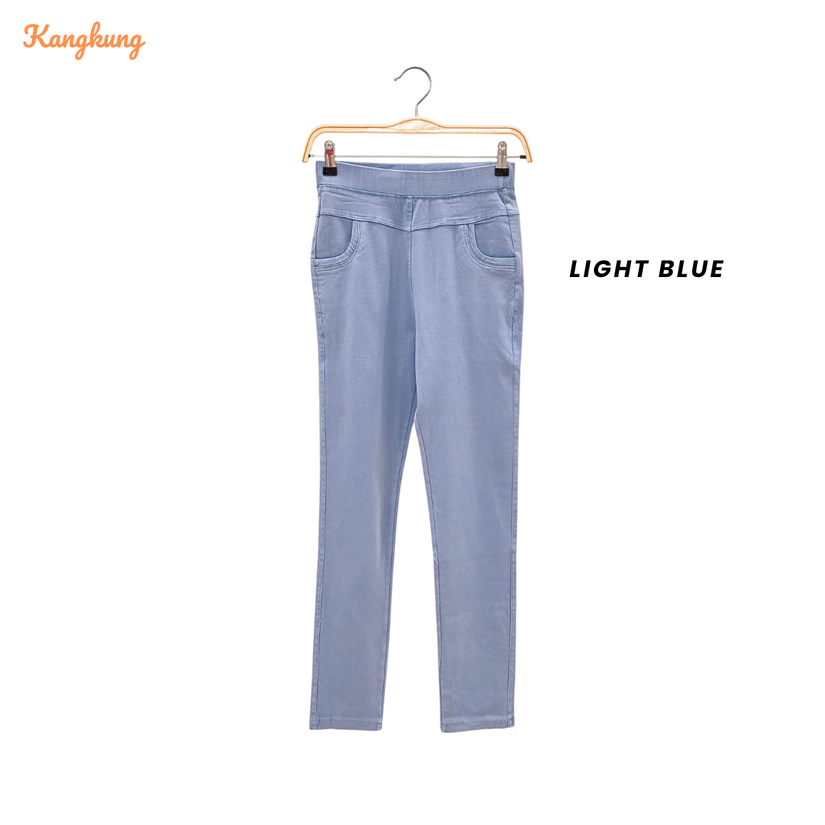 ZUCCA AFIFI SELUAR JEGGING DENIM BERELASTIK WANITA (SAIZ XL–6XL) – DM045 GAYA KOREA