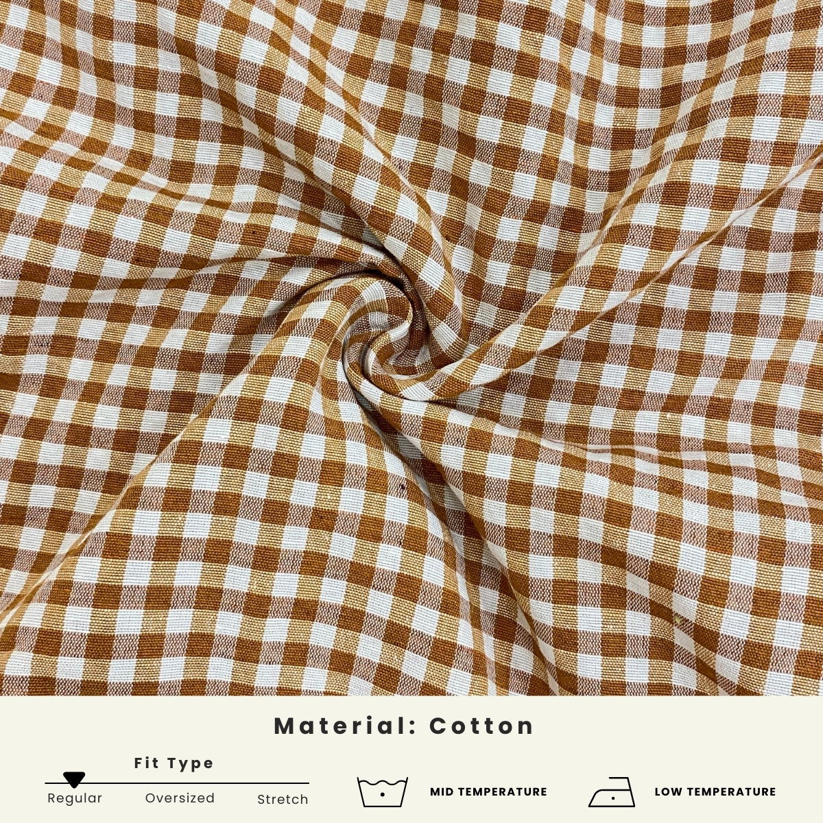 ZUCCA AMANDA BLAUS KASUAL BERPOLA GINGHAM - DM072A