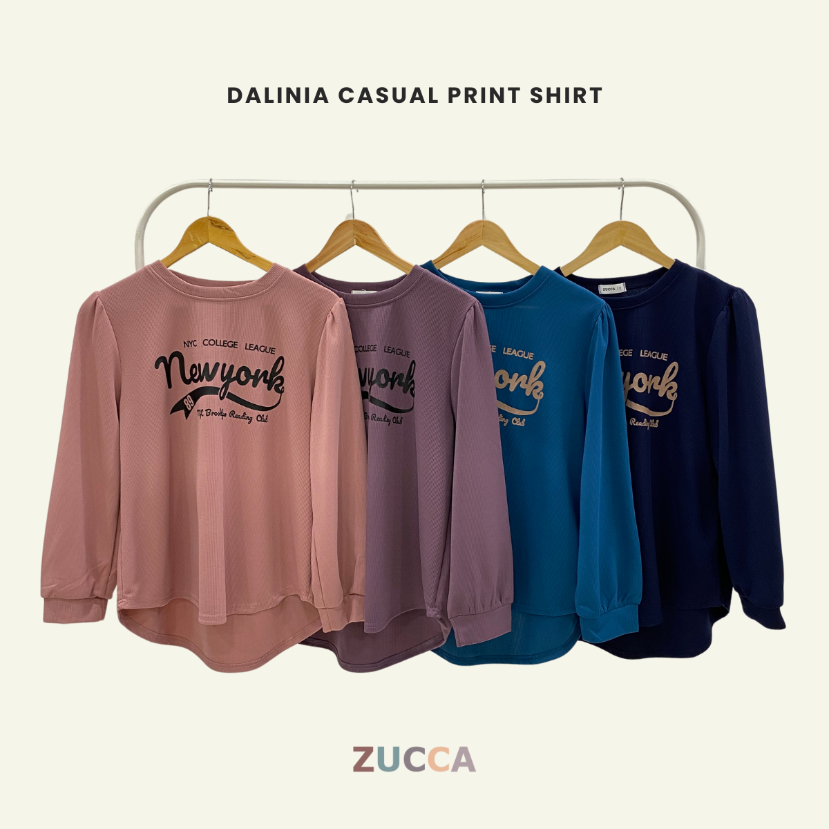 ZUCCA DALINIA CASUAL PRINT SHIRT - DM141