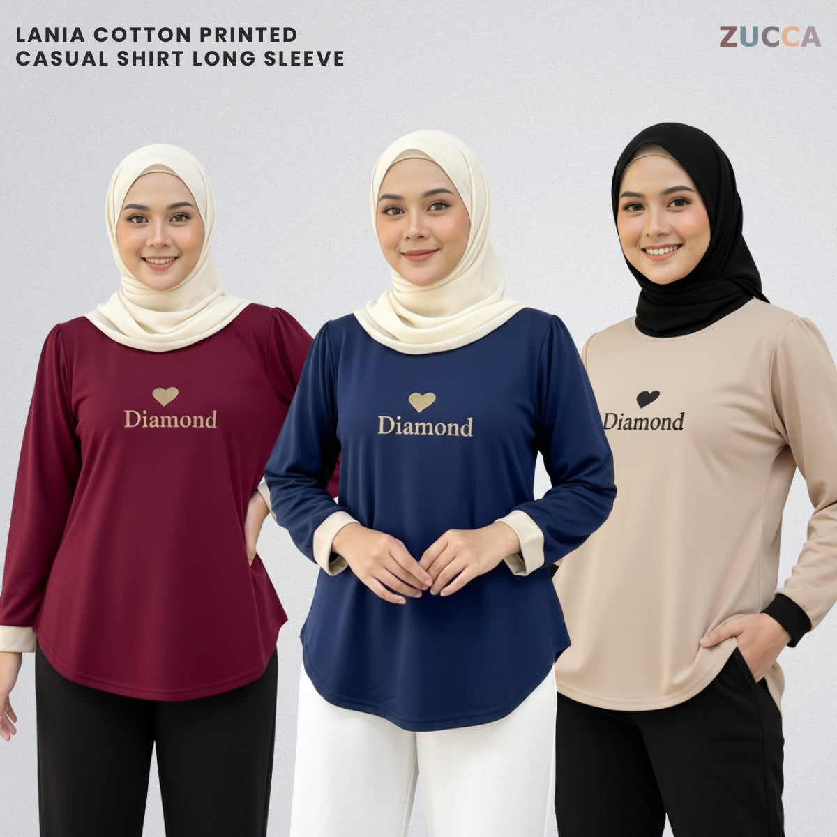 ZUCCA LANIA COTTON PRINTED CASUAL SHIRT - DM142 GRAPHIC PRINT