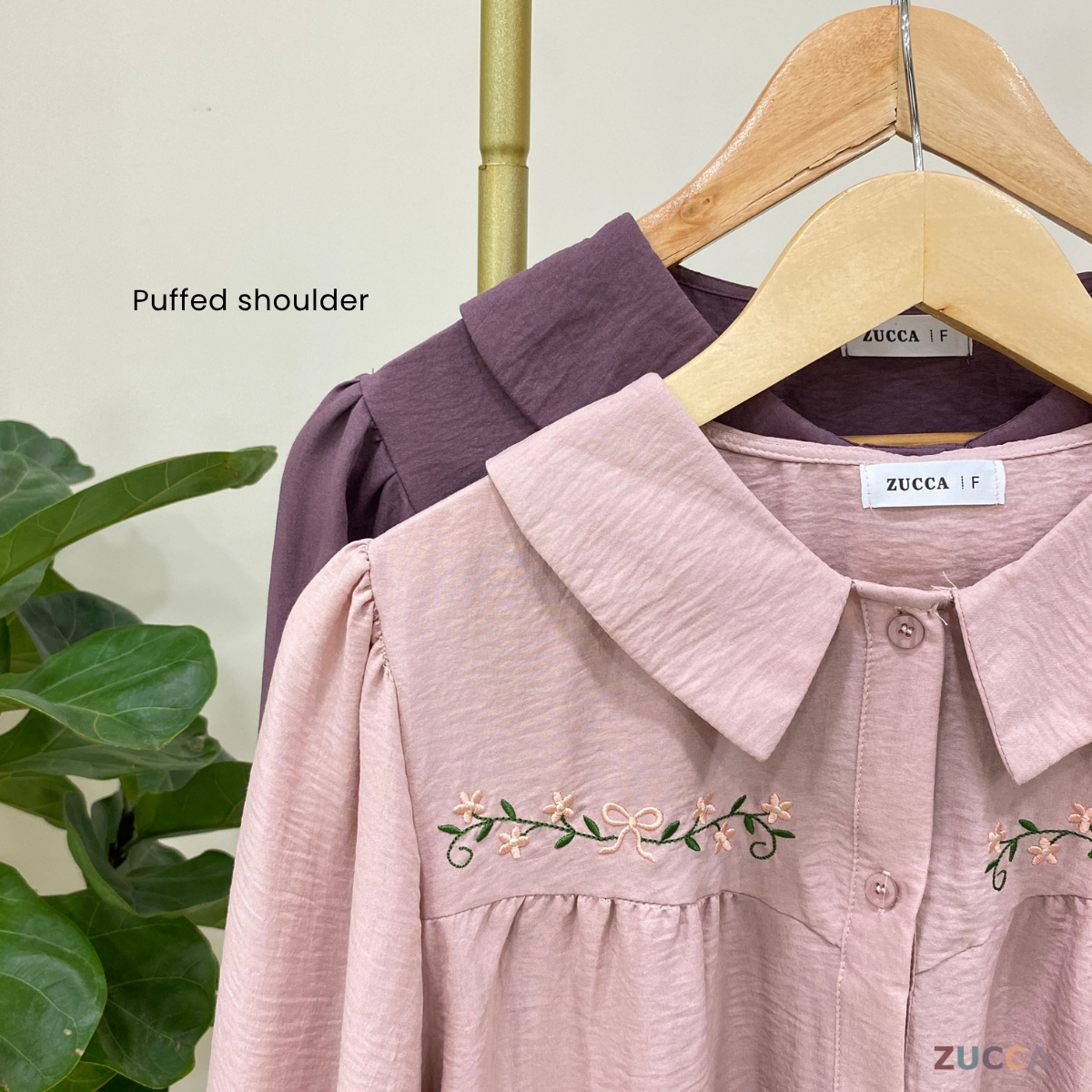 ZUCCA IRENA CASUAL EMBROIDERY BLOUSE - DM209