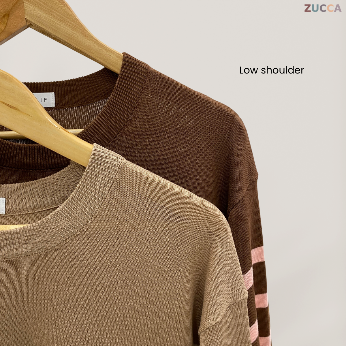 ZUCCA HAURA KNITWEAR DRESS STRIPE WOMEN - DM226 KOREAN STYLE