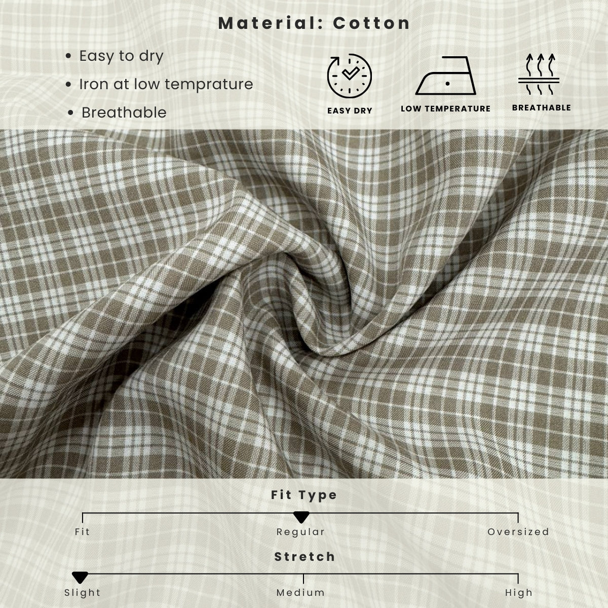 ZUCCA ZEETA KOREAN CHECKERED BUTTON BLOUSE - DM238