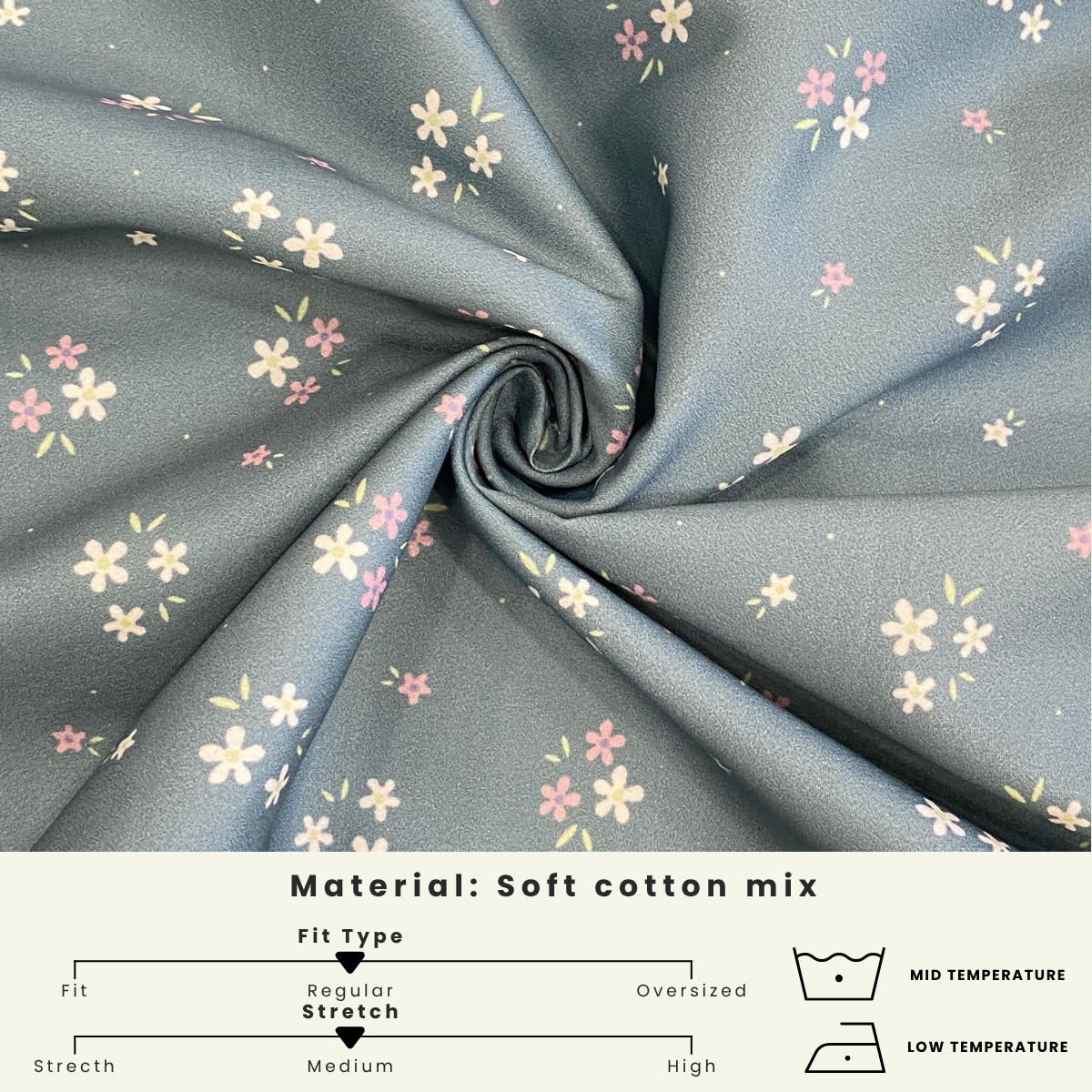 ZUCCA NAULA CHIFFON FLORAL WOMEN BLOUSE - DM256