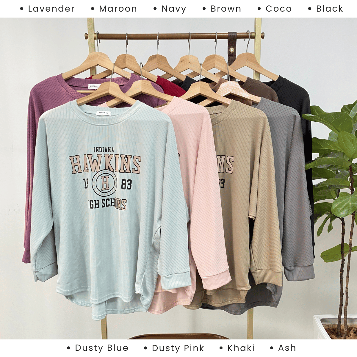 ZUCCA KIMBERLY BAJU WANITA GRAFIK KNIT - DM258