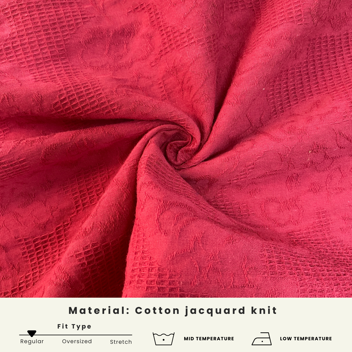 ZUCCA FARISYA BLAUS WANITA JACQUARD - DM269