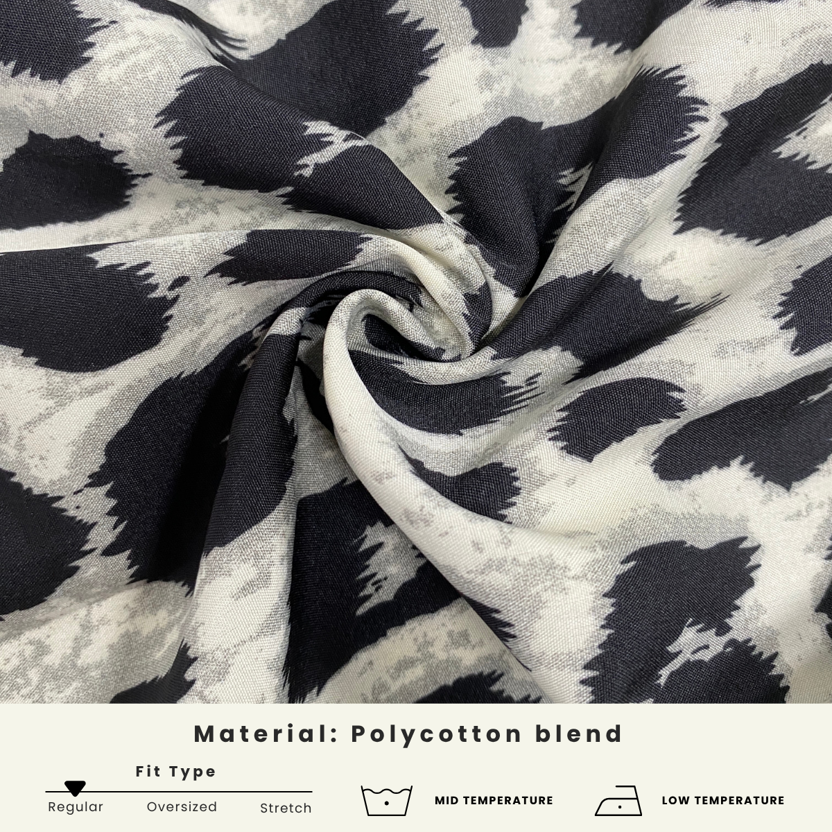 ZUCCA GEORGIA BLOUS WANITA KASUAL BERCORAK - DM270 BAJU LEOPARD