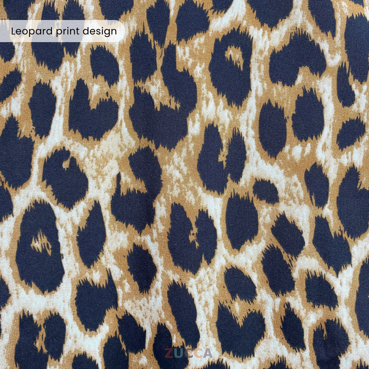 ZUCCA GEORGIA BLOUS WANITA KASUAL BERCORAK - DM270 BAJU LEOPARD